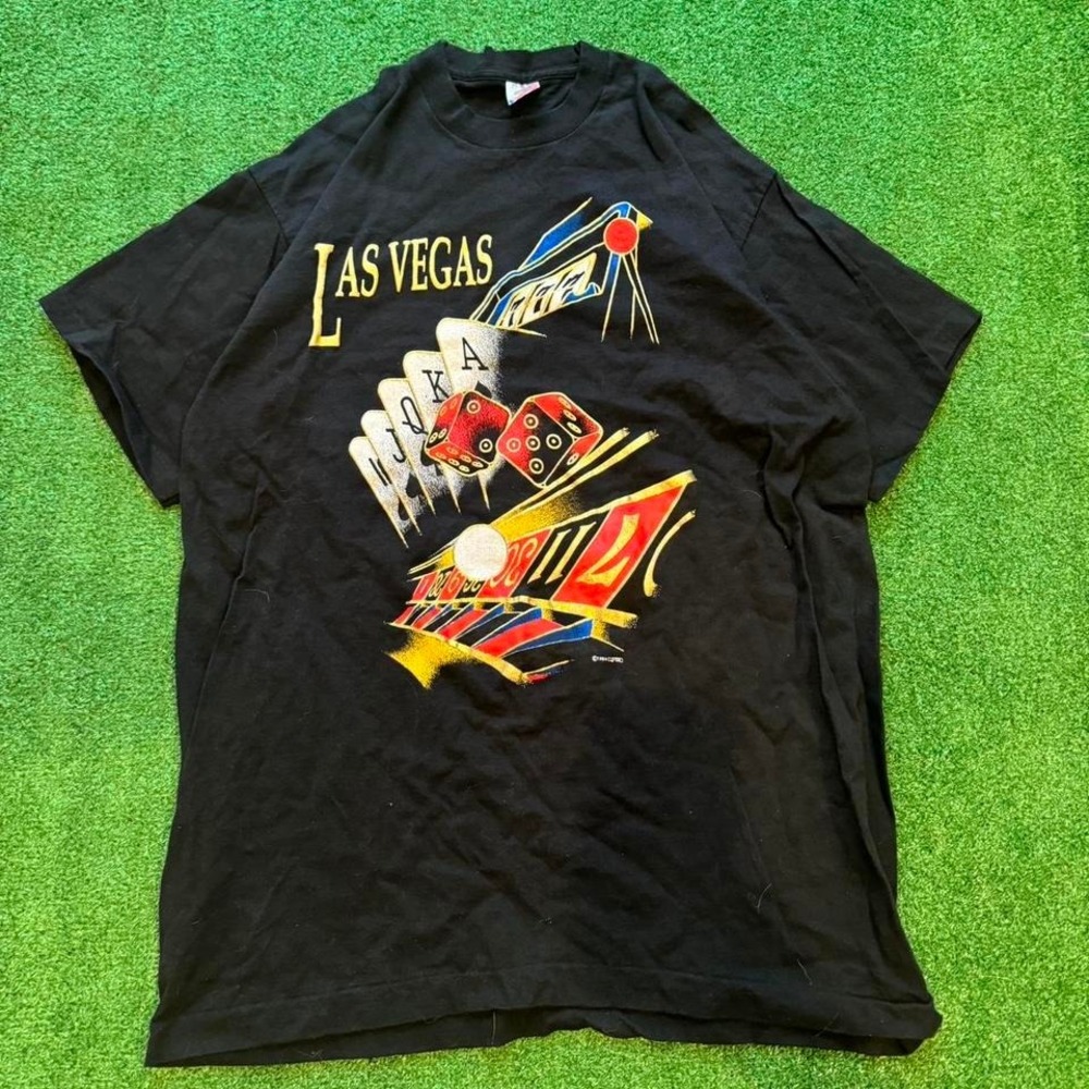 Vintage 90s Las Vegas Casino Single Stitch Tee shirt size XL